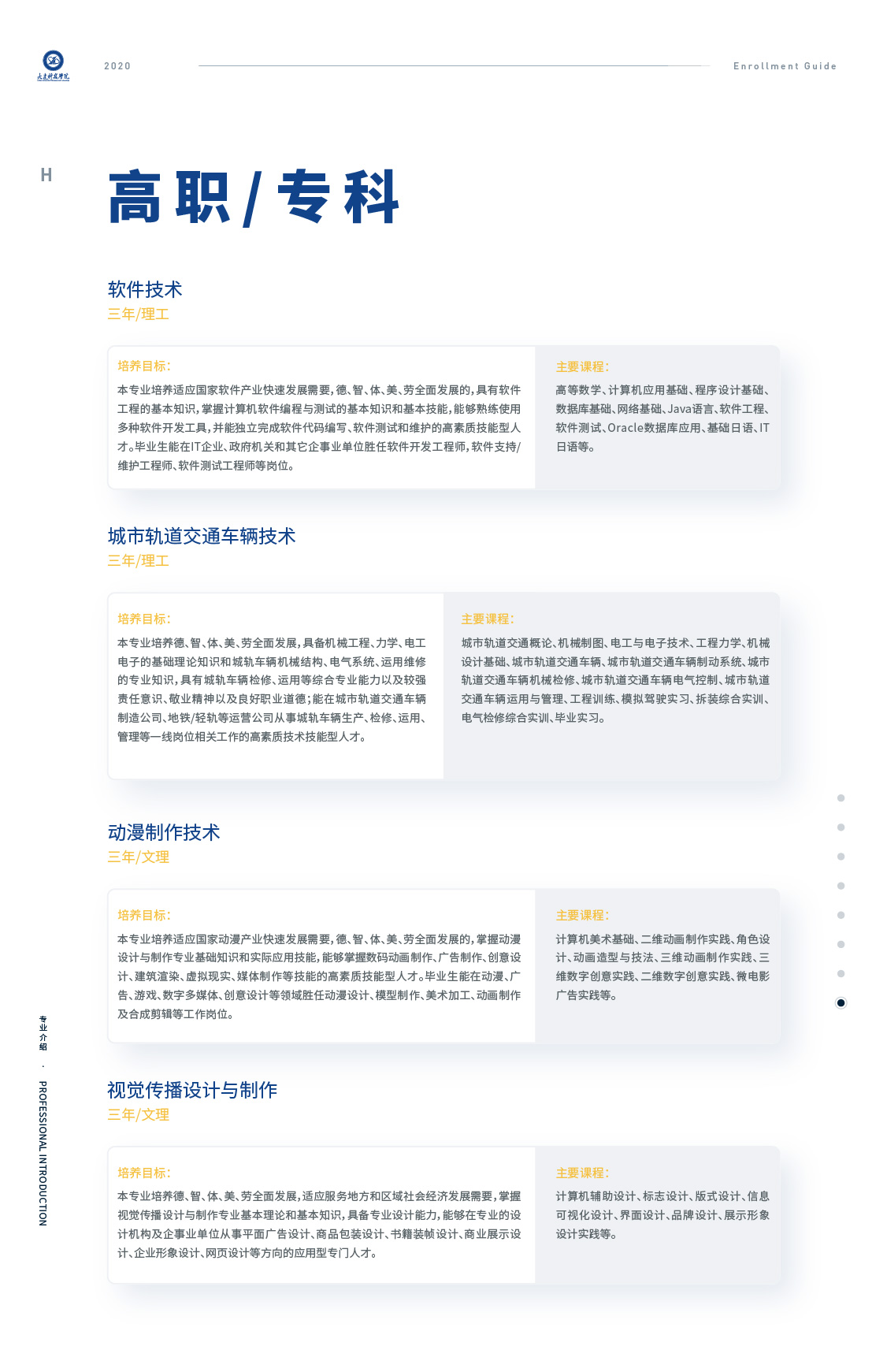 大連科技學(xué)院2020年招生簡章